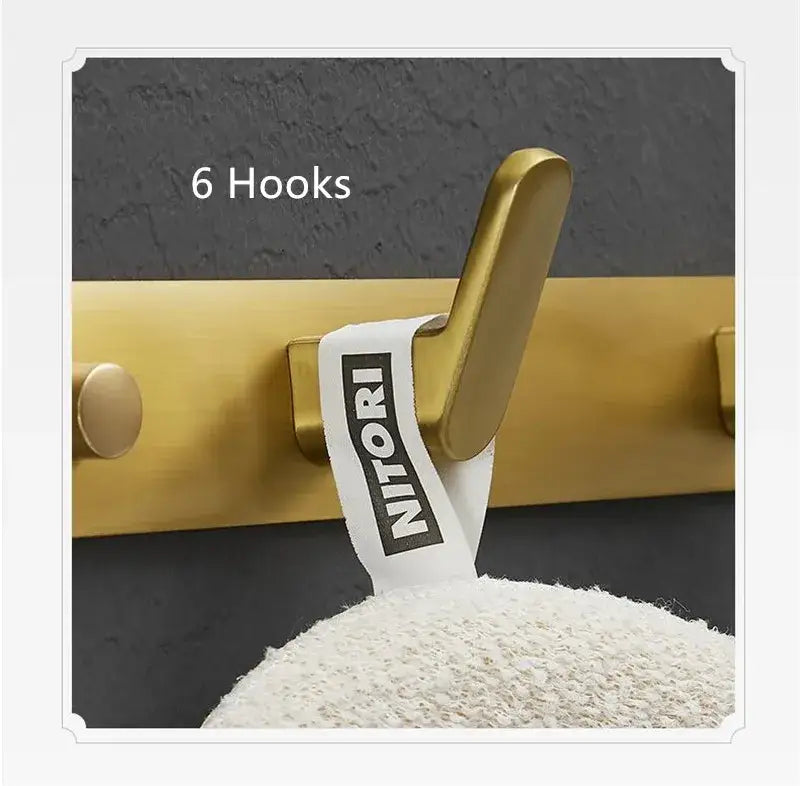Gold Wall Robe Hooks