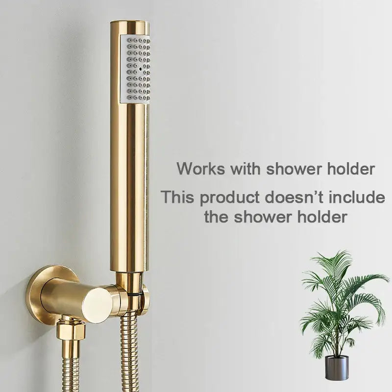 Brushed Gold Hand Shower