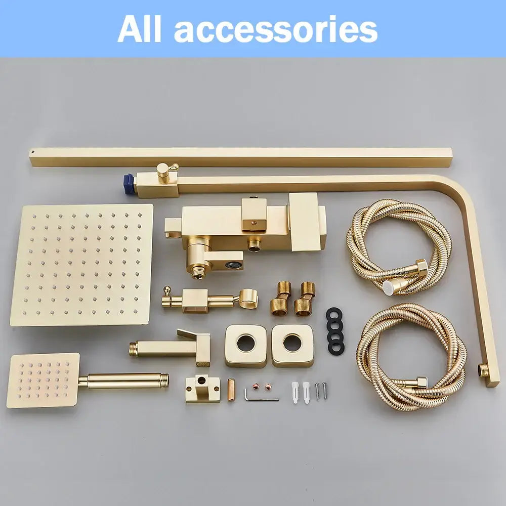 Gold Bidet Mixer Set