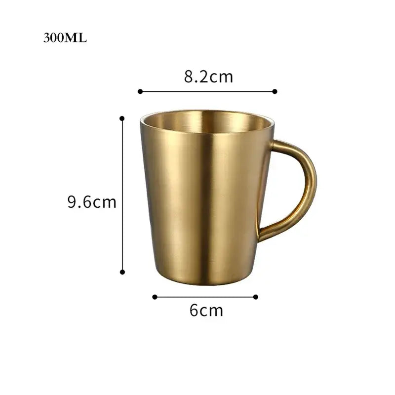 Gold Stainless Thermal Mug