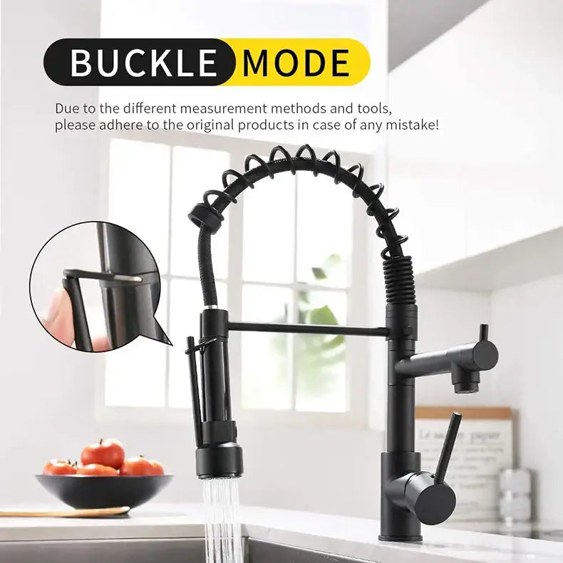 Nickel Spray Head Kitchen Faucet