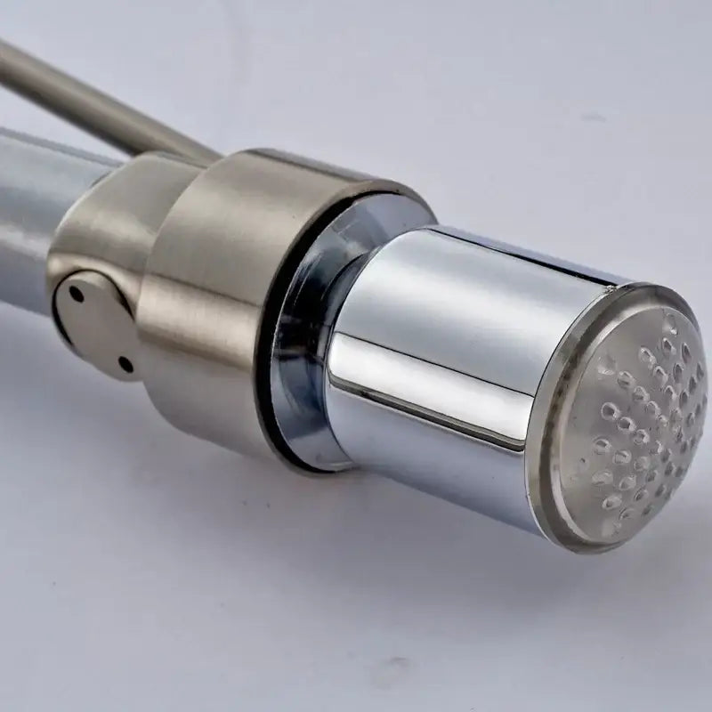Nickel LED Kitchen Faucet