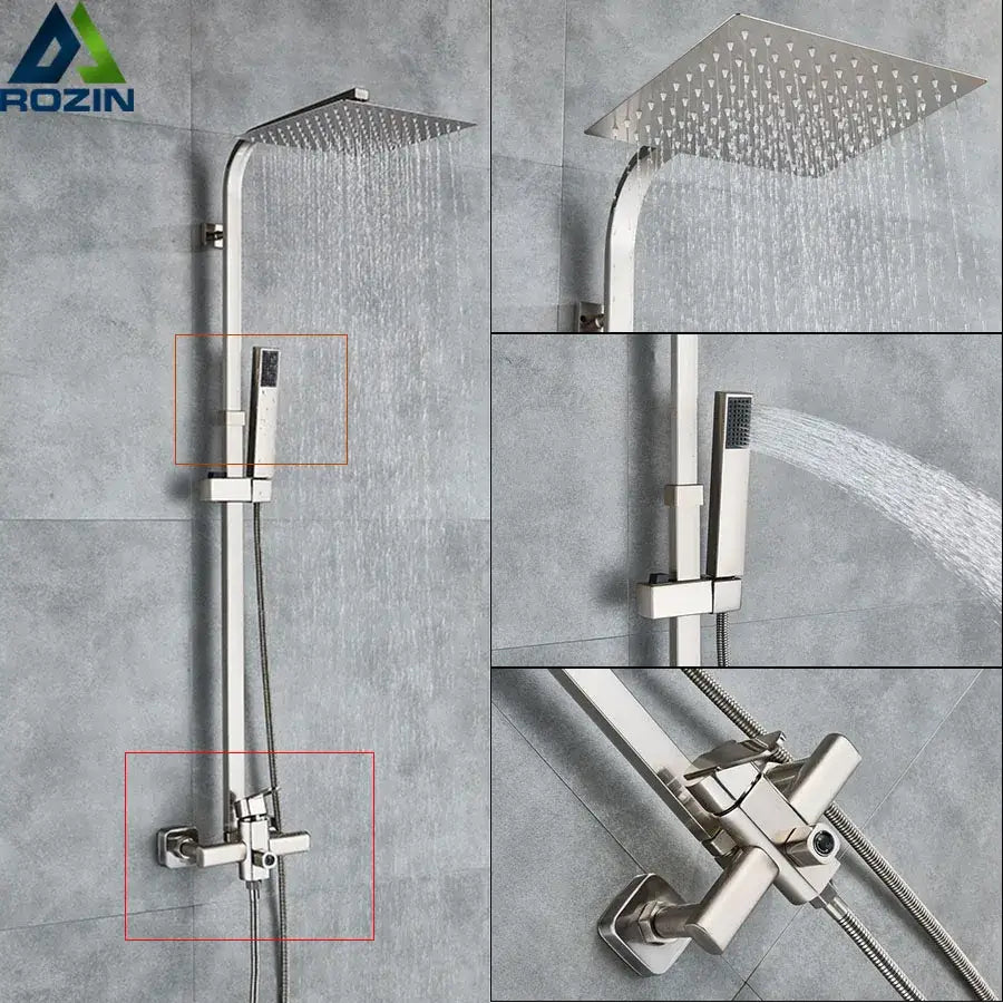 Nickel Handheld Shower System