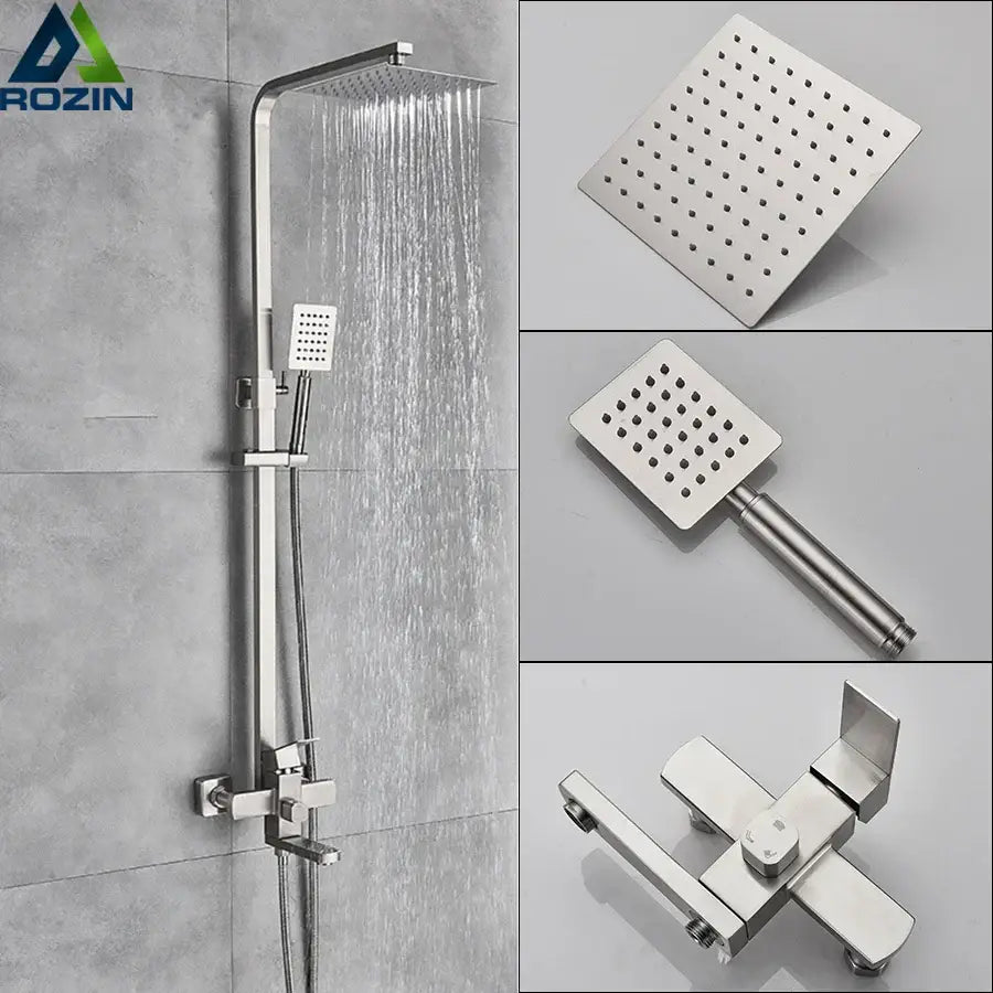 Nickel Handheld Shower System