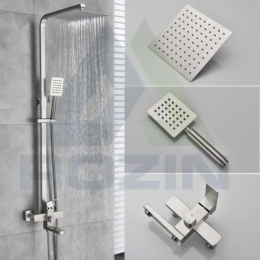 Nickel Handheld Shower System