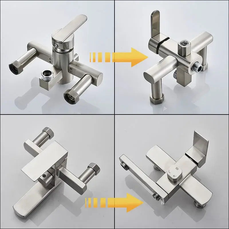 Nickel Handheld Shower System