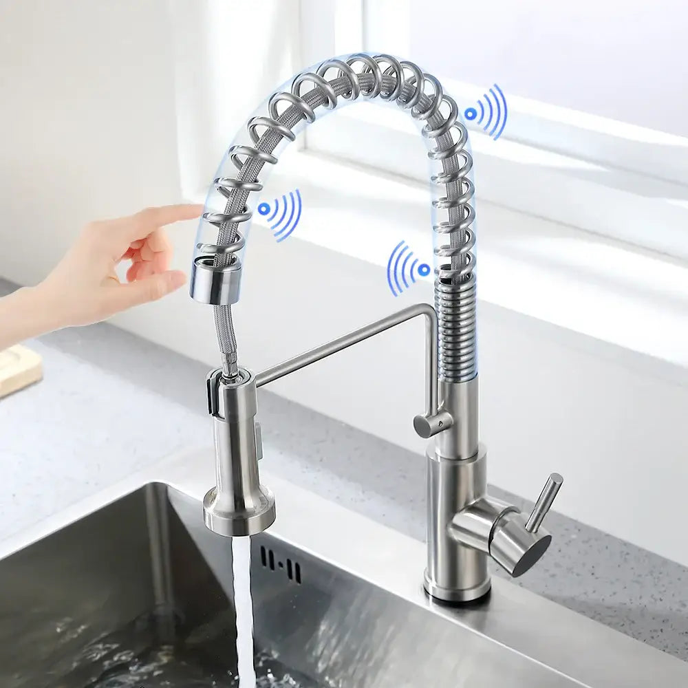 Nickel Flexible Spray Faucet