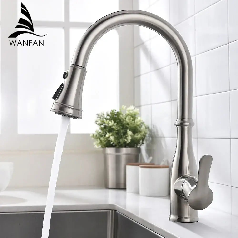 Nickel Single Handle Faucet