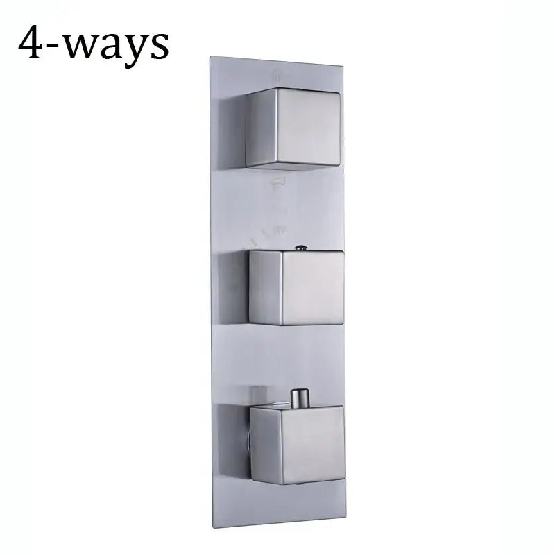 Nickel Thermostatic Shower Valve