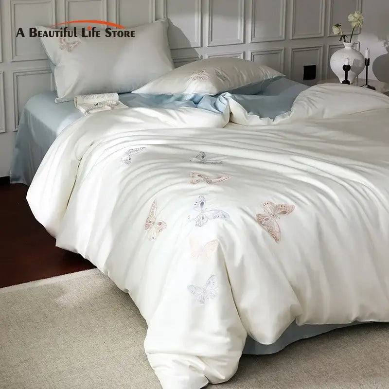 Lyocell Butterfly Bedding Set
