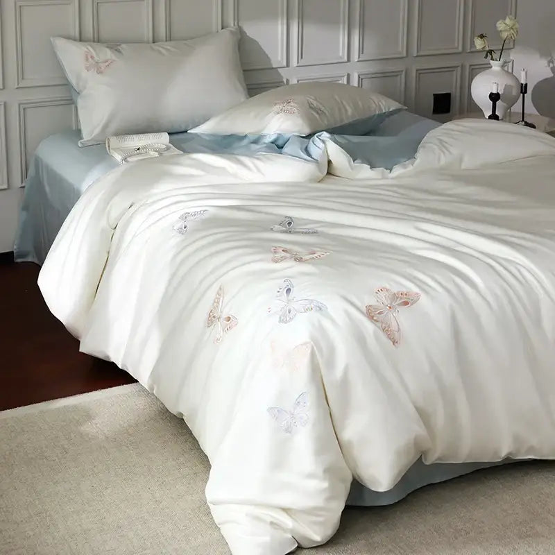 Lyocell Butterfly Bedding Set