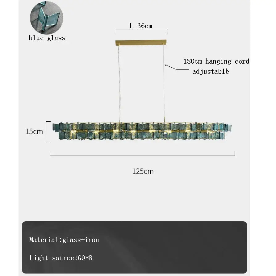 Gold Butterfly Glass Chandelier