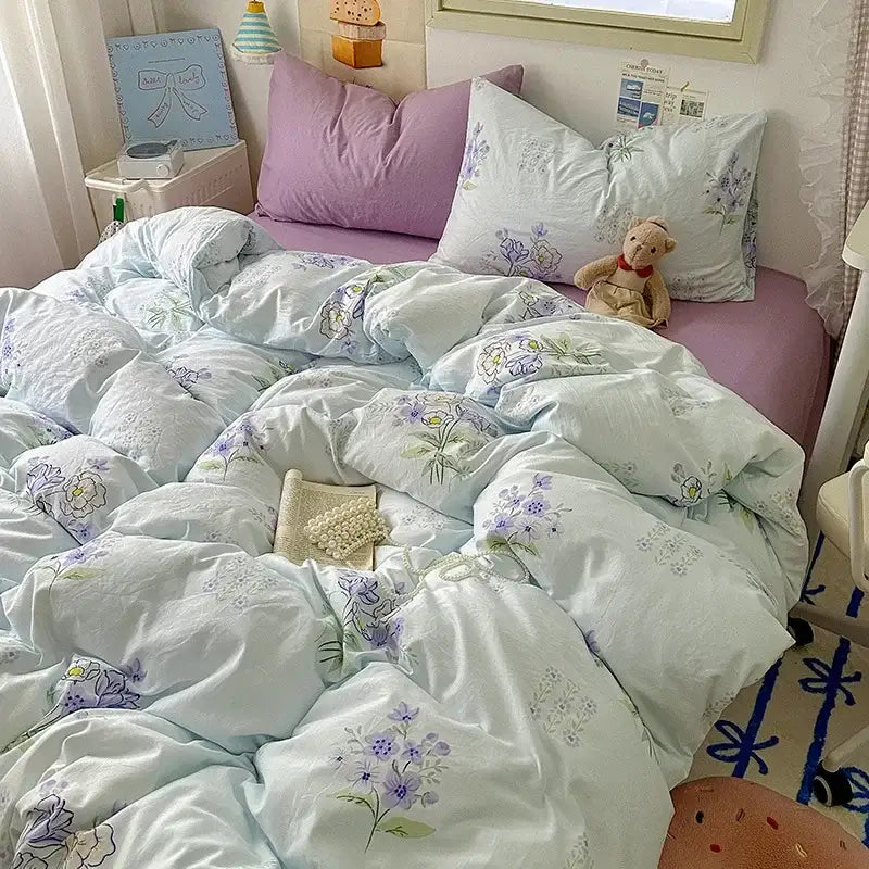 Satin Cartoon Animal Bedding