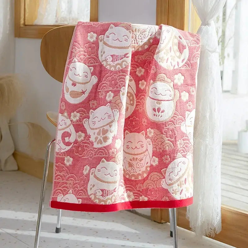 Cartoon Cotton Bath Towel