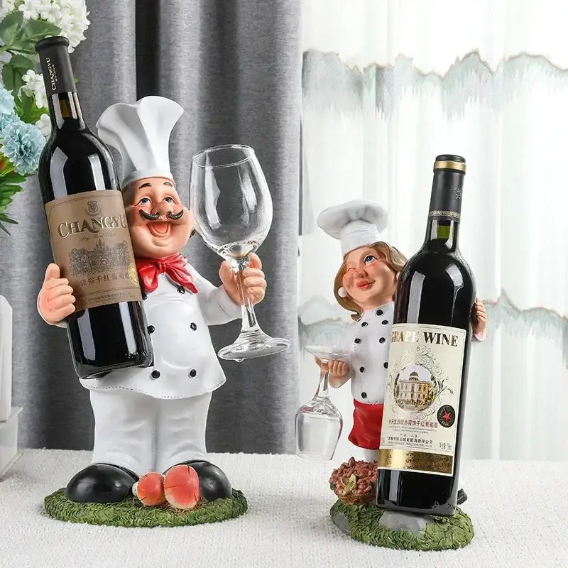 Chef Resin Wine Rack