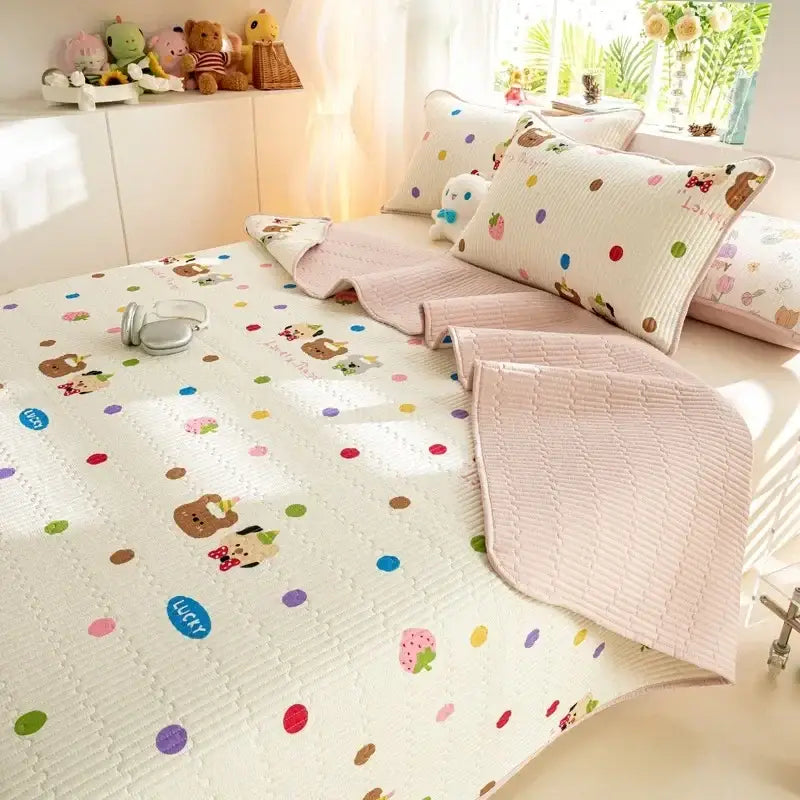 Cotton Dinosaur Bed Cover