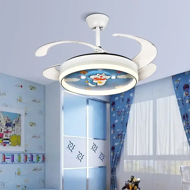 White Cartoon Ceiling Fan
