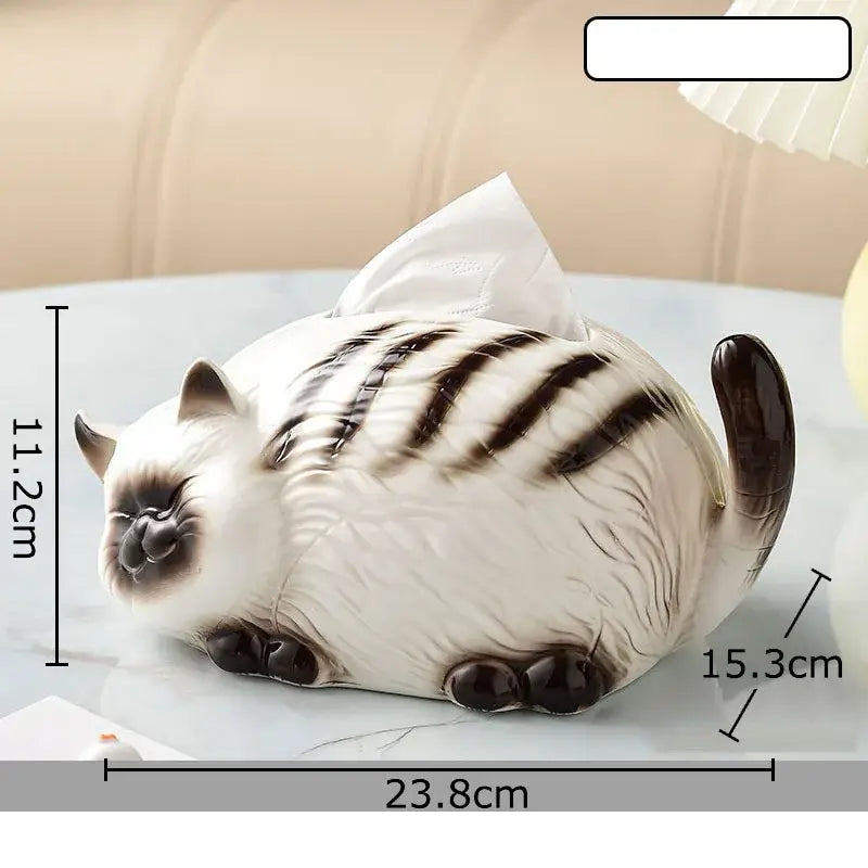 Ginger Cat Ceramic Tissue