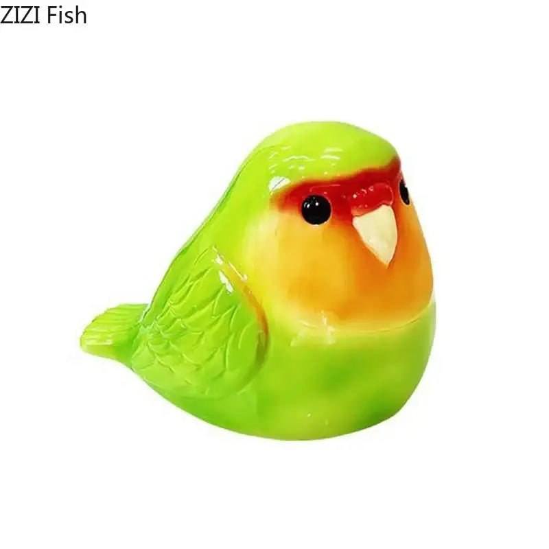 Yellow Green Ceramic Tissue Box
