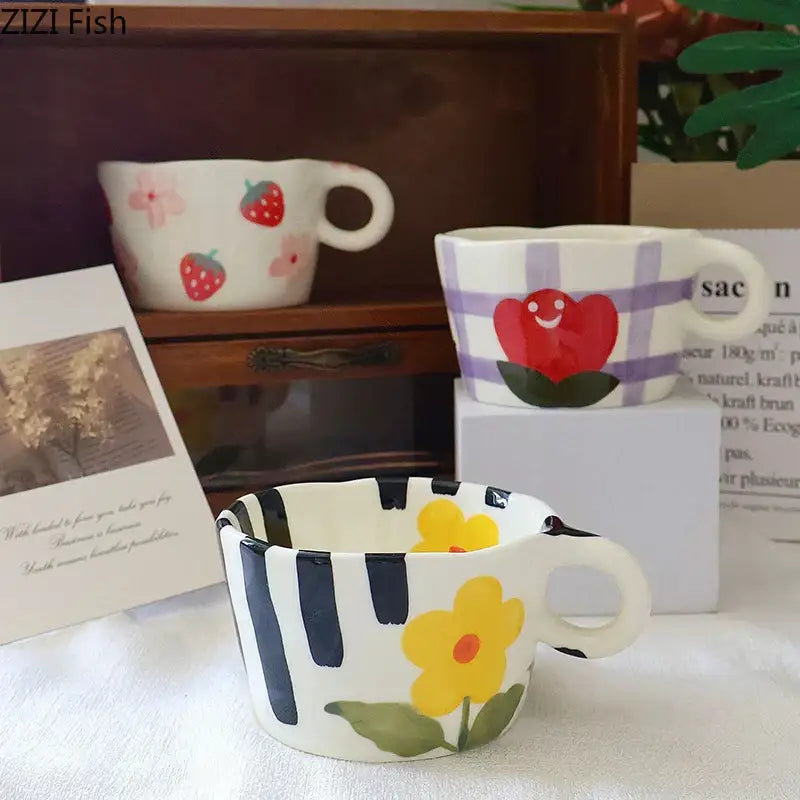 Colorful Ceramic Mug Set