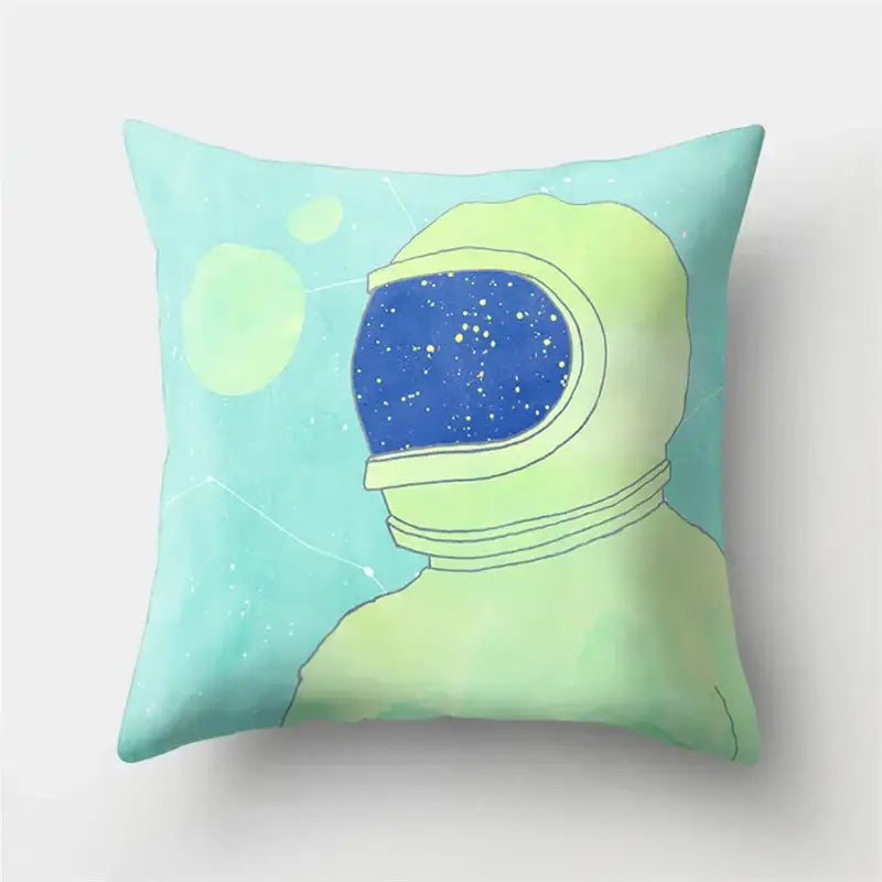 Astronaut Square Pillowcase