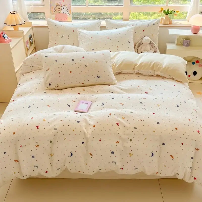 Pink Teddy Bear Bedding Set