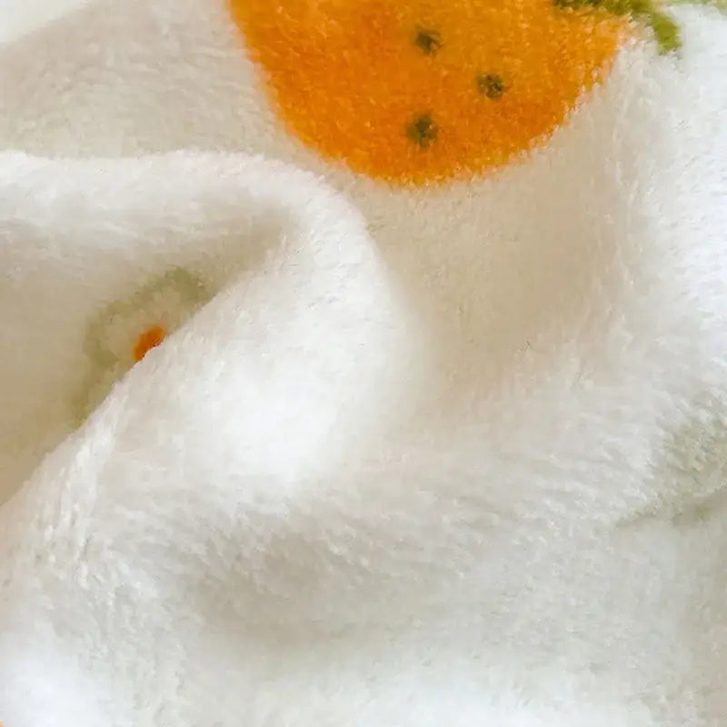 Cream Dog Wool Blanket