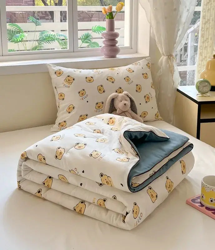 Yellow Cooling Summer Quilt