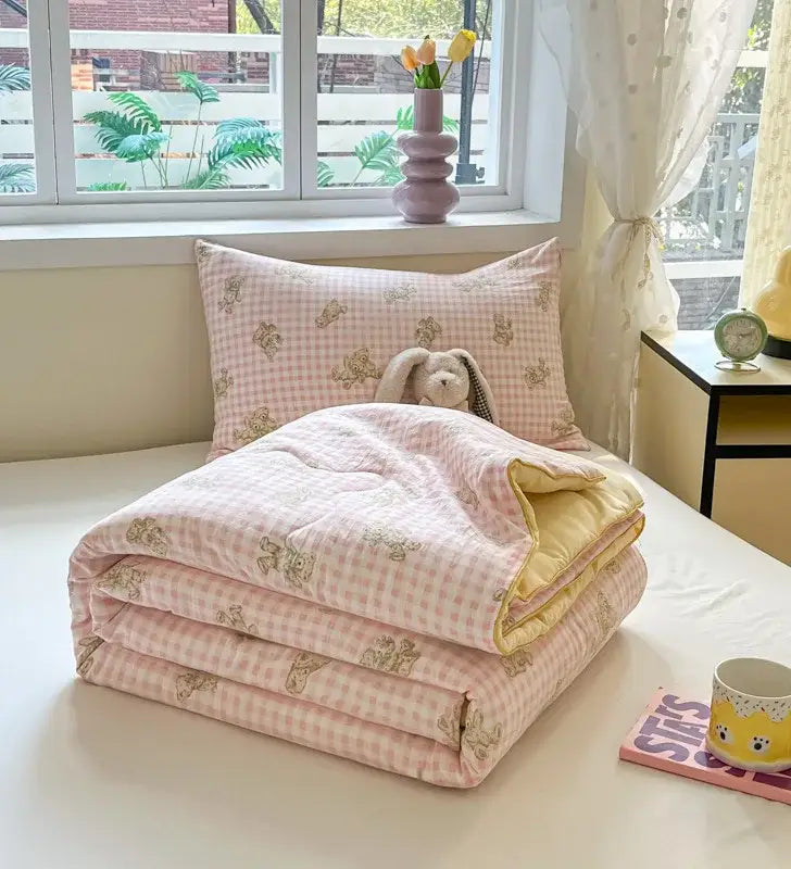 Yellow Cooling Summer Quilt
