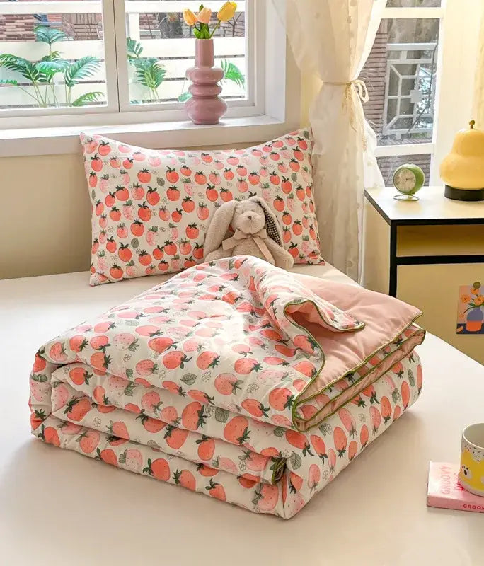 Yellow Cooling Summer Quilt