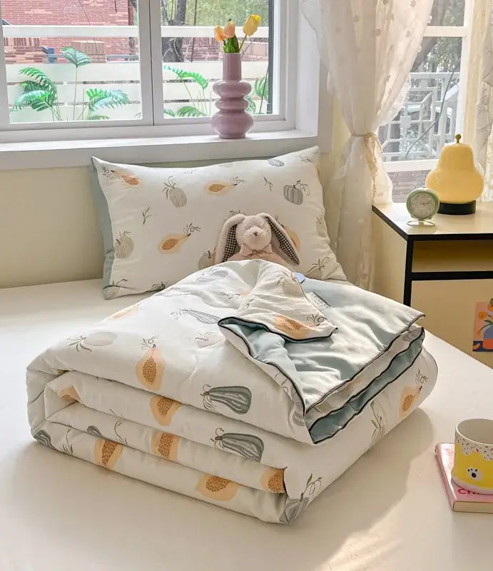 Yellow Cooling Summer Quilt