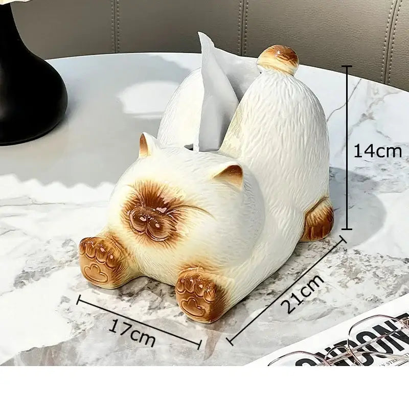 Siamese Kitten Tissue Box