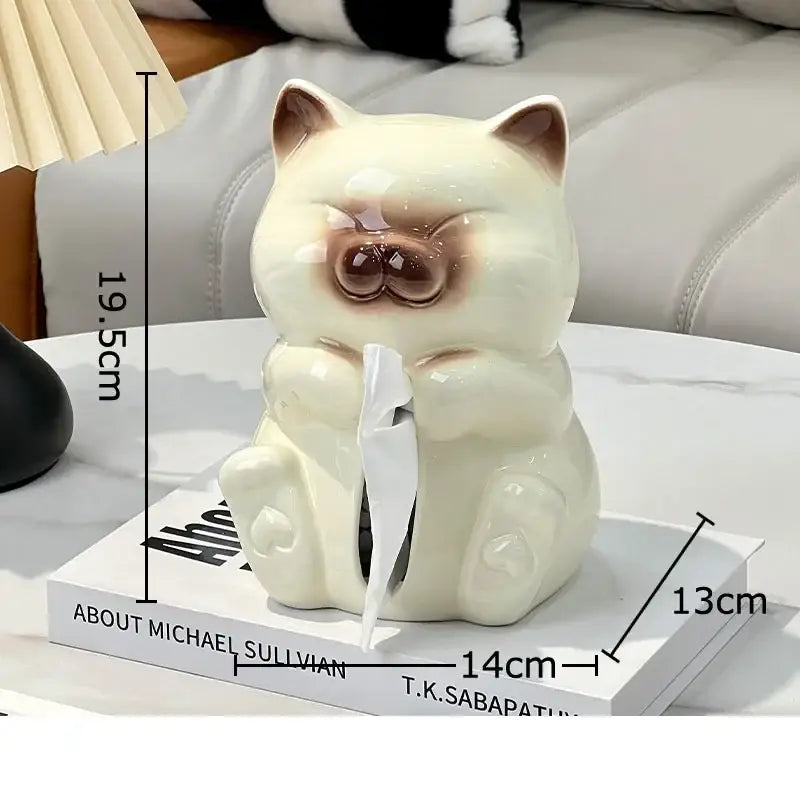 Siamese Kitten Tissue Box