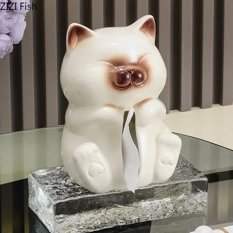 Siamese Kitten Tissue Box