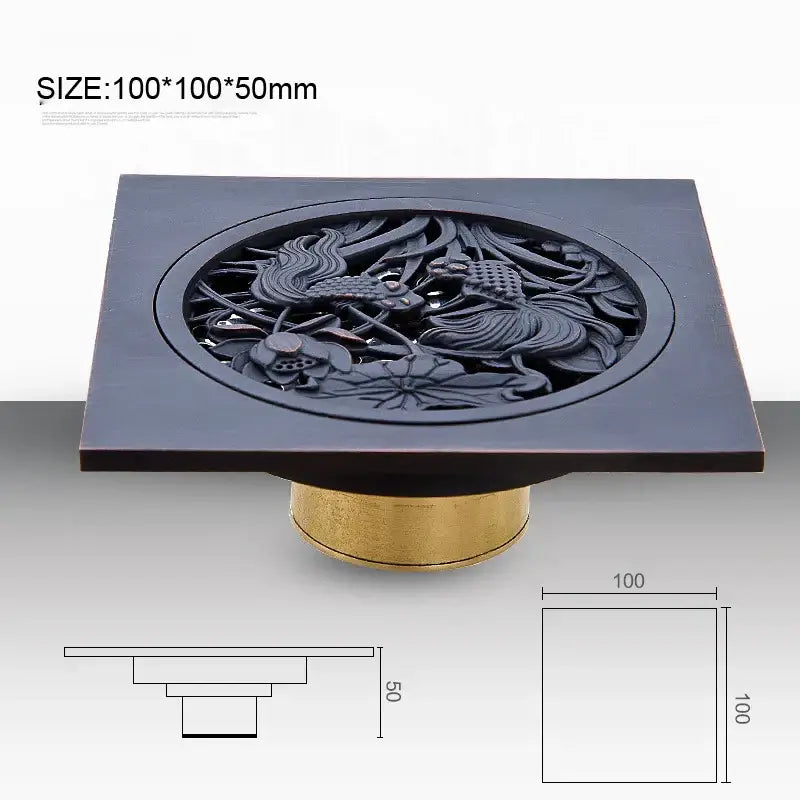 Black Bronze Floor Drain