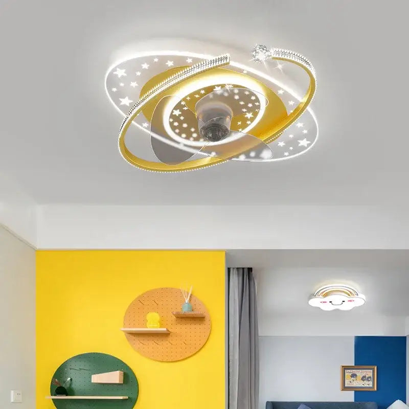 Starlight Crystal Ceiling Fan
