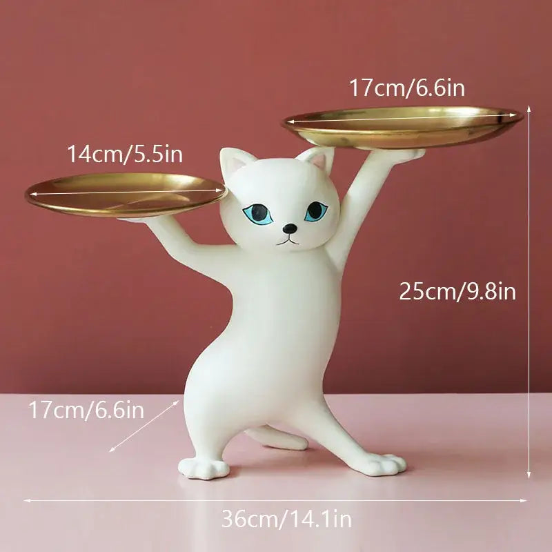 Ceramic Cat Storage Tray