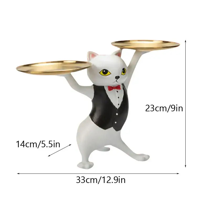 Ceramic Cat Storage Tray