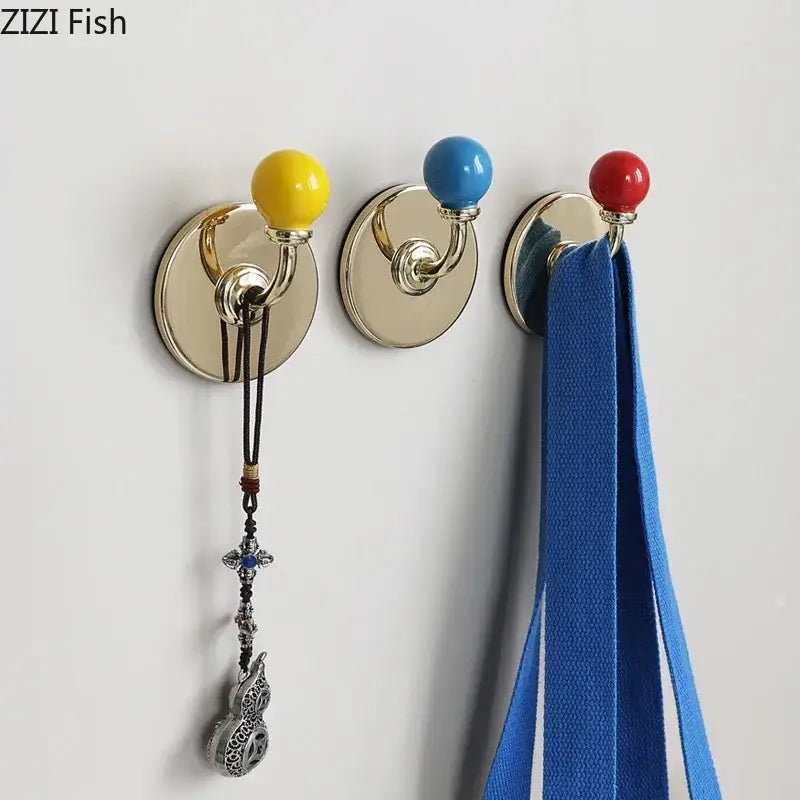 Colorful Ceramic Wall Hooks