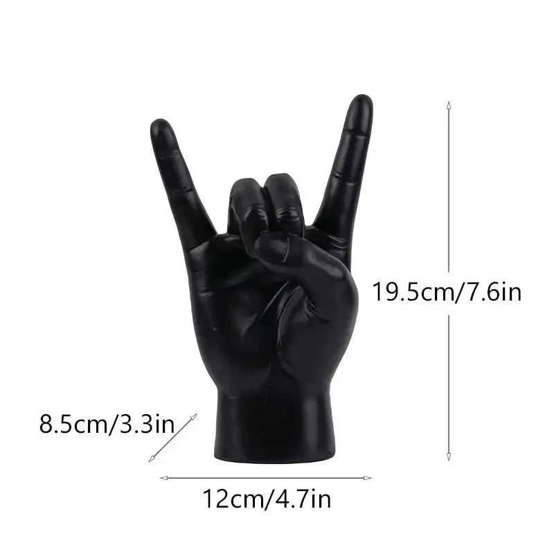 Glossy Rock Hand Sculpture