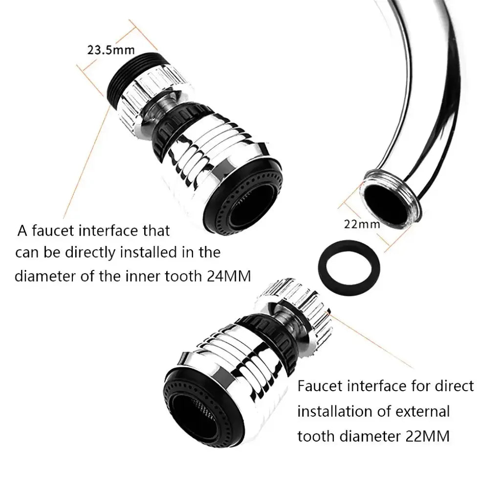 Chrome Dual-Mode Aerator