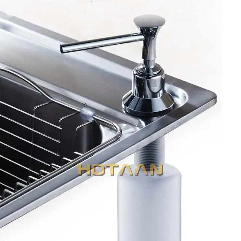 Chrome Brass Soap Dispenser