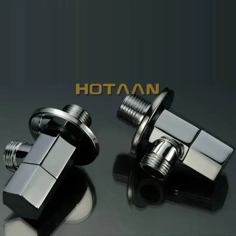 Chrome Triangle Valve Set
