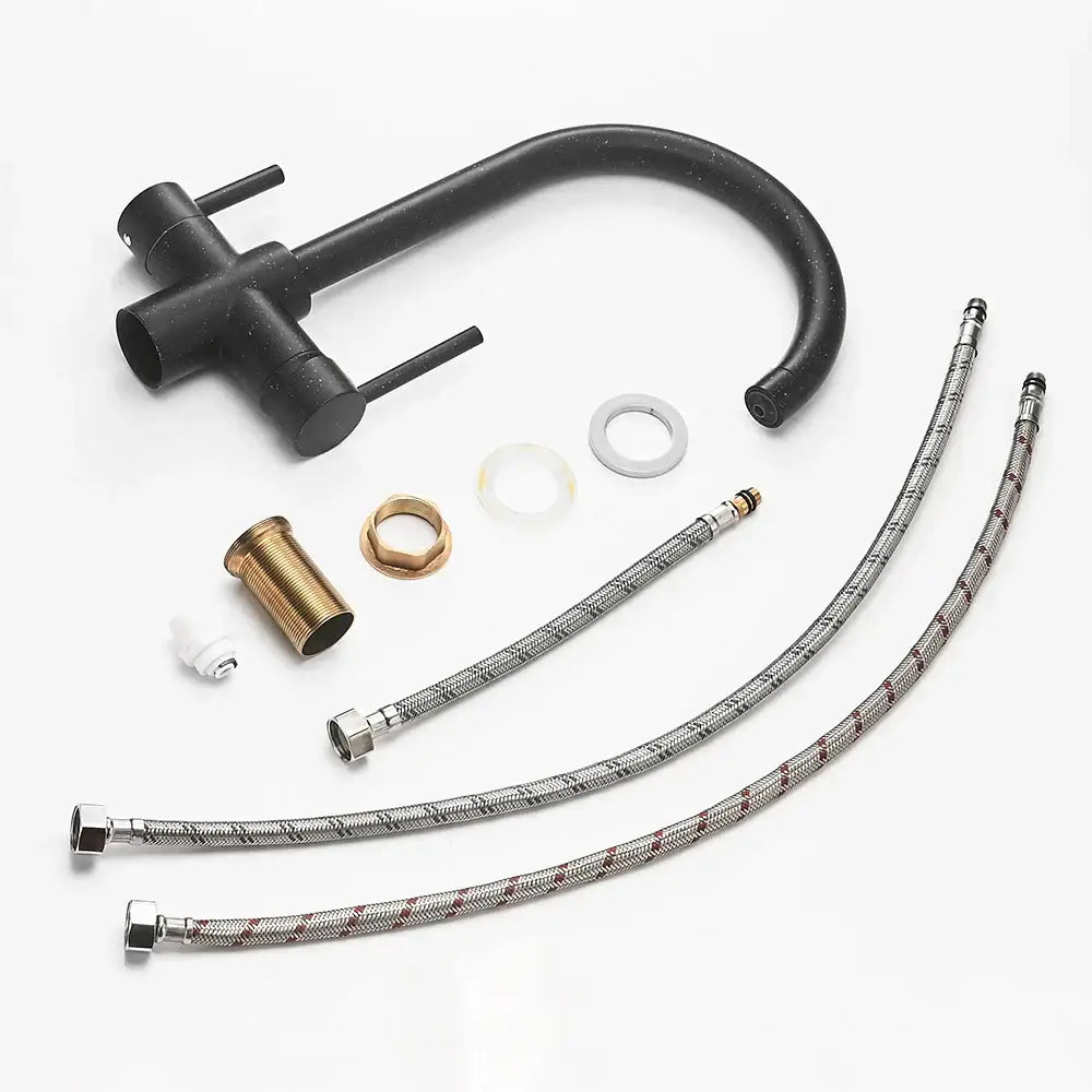 Chrome Dual Handle High Arc Faucet