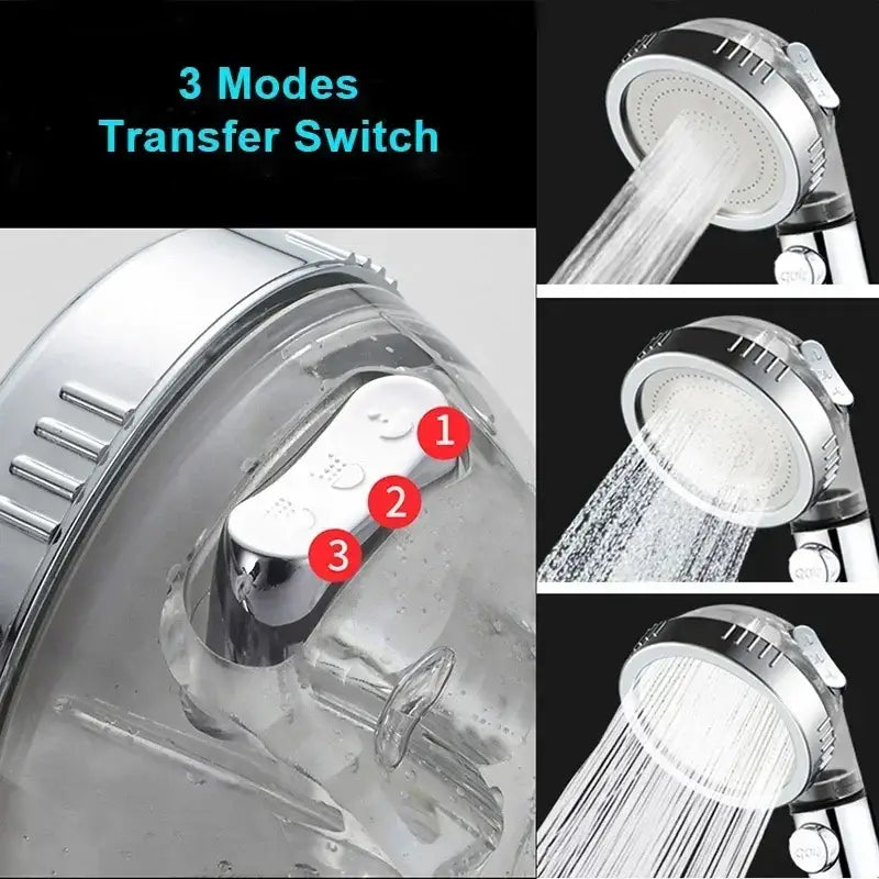 Chrome Water-Saving Shower Head