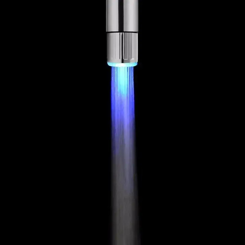 Chrome LED Faucet Aerator with Temperature Display