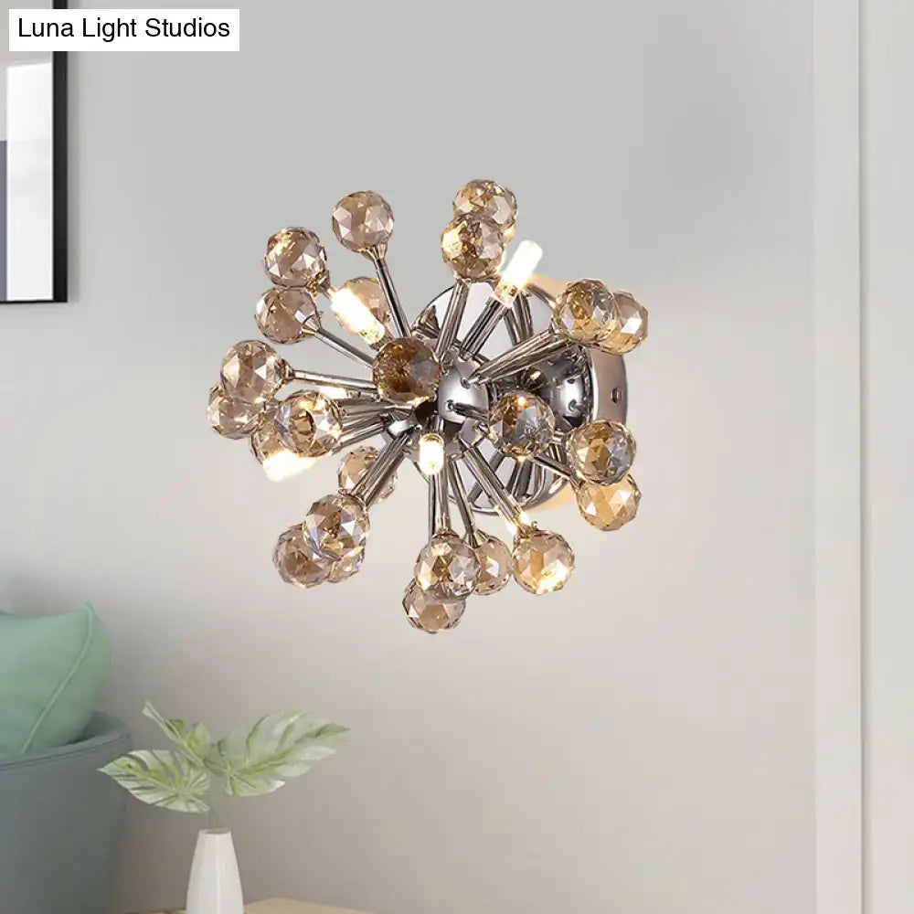 Chrome Sputnik Flushmount