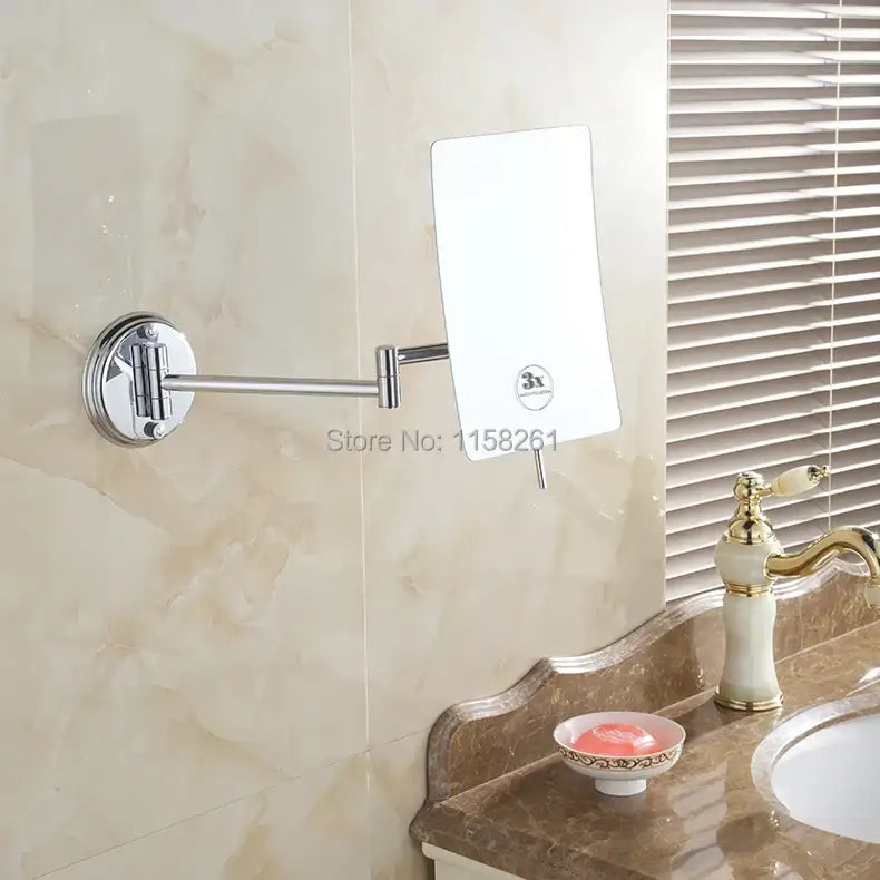 Chrome Magnifying Makeup Mirror
