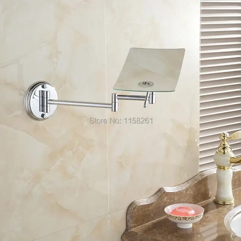 Chrome Magnifying Makeup Mirror