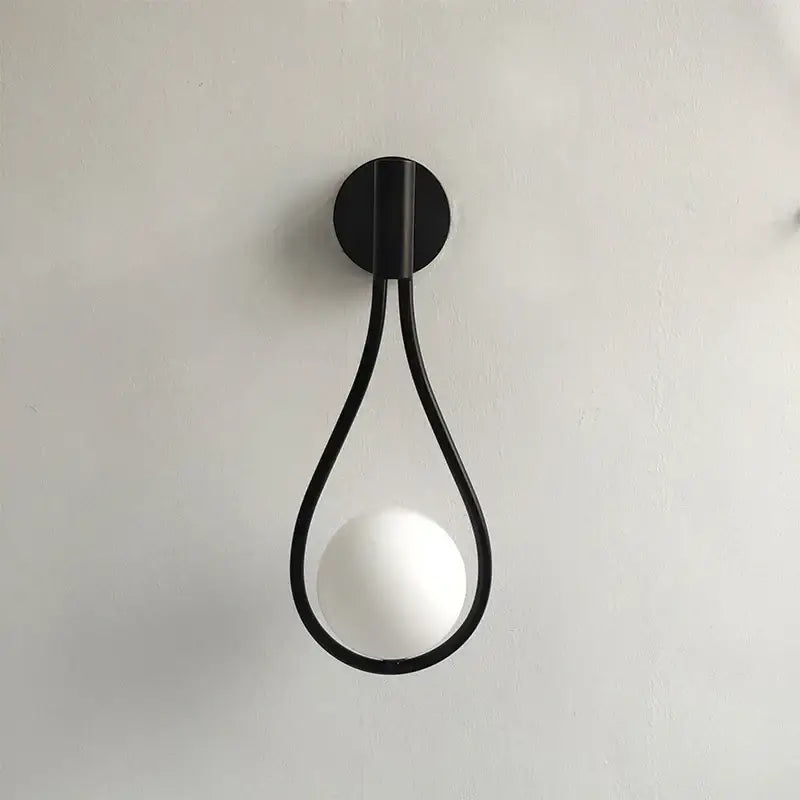 Chrome Teardrop Sconce